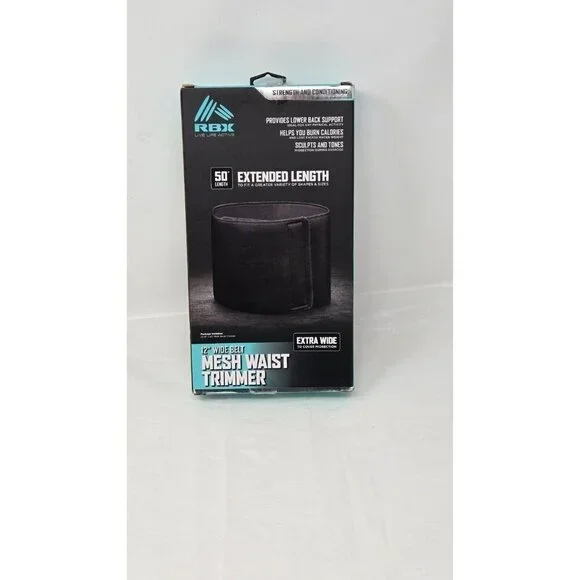 RBX Mesh Waist Trimmer 12” extended length belt 50" length - Picture 5 of 6